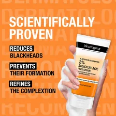Neutrogena Blackhead Eliminating 2% Salicylic Acid Face Scrub thumbnail 4