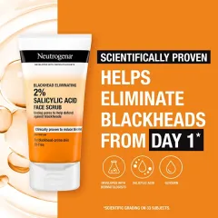 Neutrogena Blackhead Eliminating 2% Salicylic Acid Face Scrub thumbnail 2