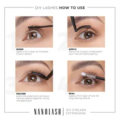 Nanolash Classy DIY Eyelash Extensions 36 pcs. thumbnail 6