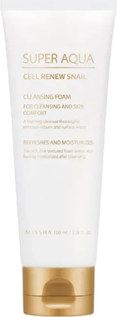 Missha Cleansing foam with snail extract Cell Renew Snail Cleansing Foam 100 ml thumbnail 1