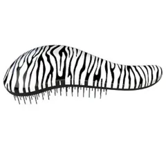Dtangler Hair brush with Zebra White handle thumbnail 1