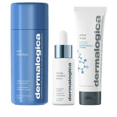 Dermalogica Smooth + Hydrate Set Dermalogica: Daily Milkfoliant, Exfoliating, Exfoliating Powder, 74 g + Active Moist, Prebiotics, Hydrating, Cream, For Face, 50 ml + Circular Hydration, Hyaluronic Acid, Serum, F thumbnail 2