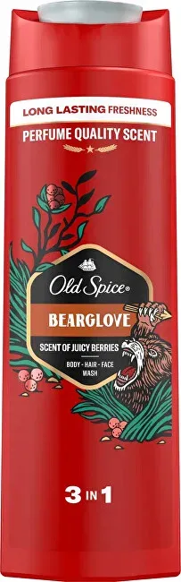 Old Spice Bearglove 3 in 1 shower gel (Body-Hair-Face Wash) - 1000 ml thumbnail 1