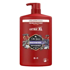 Old Spice Shower gel for men NightPanther (Body-Hair-Face Wash) - 1000 ml thumbnail 1