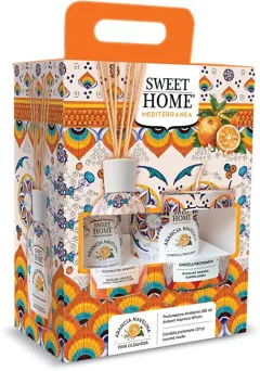 Sweet Home Collection Gift set of aroma diffuser with candle Navelina Orange thumbnail 1