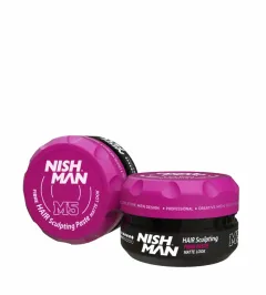 Nishman matt styling paste 132 g Fibre Hair Sculpting Matte Look M5 thumbnail 1