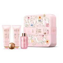 Grace Cole Gift set in a tin box Peony, Peach & Raspberry 4 pcs thumbnail 1