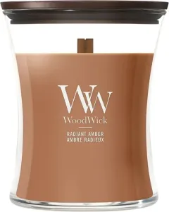 WoodWick Scented candle vase medium Radiant Amber thumbnail 1