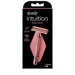 Wilkinson Sword Women´s metal razor Intuition Double Edge Rose Gold (Razor) + 10 blades thumbnail 1