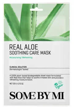Some By Mi Soothing Care Mask with Aloe Vera Real Aloe (Soothing Care Mask) 20 g thumbnail 1