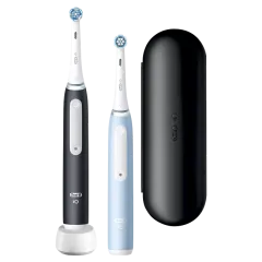 ORAL-B Electric toothbrush Series iO 3 Duo Black/Ice Blue 2 pcs thumbnail 2