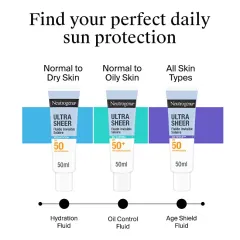 Neutrogena Invisible Fluid SPF 50 Age Shield Ultra Sheer thumbnail 7