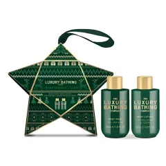 Grace Cole Gift set for body care in a poinsettia Pistachio & Caramel 2 pcs thumbnail 1