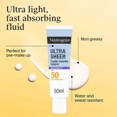 Neutrogena Invisible Fluid SPF 50 Age Shield Ultra Sheer thumbnail 3