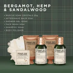 Baylis & Harding Bergamot, Hemp & Sandalwood Body Care Gift Set 6 pcs thumbnail 3