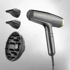 BaByliss Falco Grey & Gold Professional High Speed Hair Dryer BAB8550E thumbnail 5