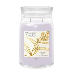 Yankee Candle Signature glass scented candle large Lavender Bliss 567 g thumbnail 1