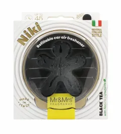 Mr & Mrs Fragrance Niki Leather Car Air Freshener Black Tea thumbnail 1