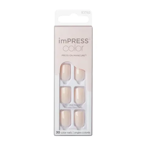 Kiss Self-adhesive nails imPRESS Color Point Pink 30 pcs