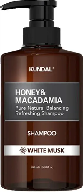 Moisturizing Shampoo Honey &amp; Macadamia White Musk (Pure Natural Balancing Refreshing Shampoo) - 500 ml