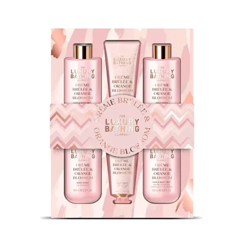 Creme Brulée &amp; Orange Blossom Body Care Gift Set 6 pcs