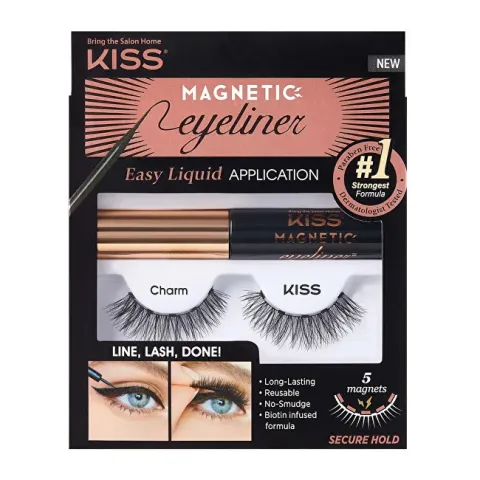 Kiss Magnetic Eyeliner &amp; Lash Kit 07 Charm