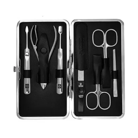 Family manicure set 7 pieces black