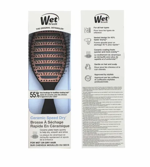 hairbrush black Ceramic Speed Dry
