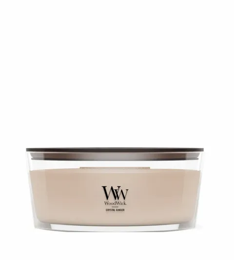 scented candle with wooden wick 453,6 g Crystal Ginger