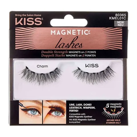 Kiss Magnetic Lashes 01 Charm (Magnetic Lashes Double Strength)