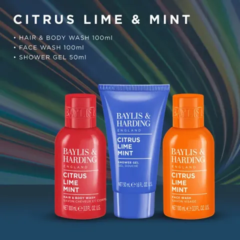 Citrus, Lime &amp; Mint Mini Body Care Gift Set 3 pcs
