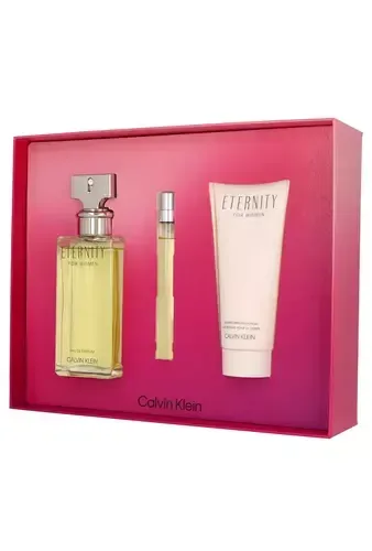 Set Calvin Klein Eternity Women Edp 100ml + Body Lotion 100ml + Edp 10ml