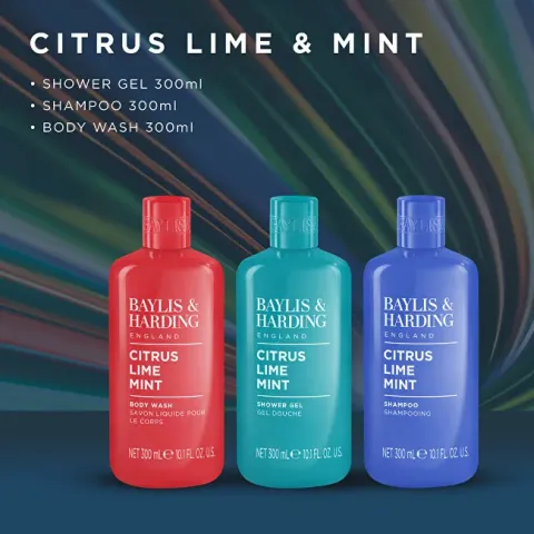 Citrus, Lime &amp; Mint Body and Hair Care Gift Set 3 pcs