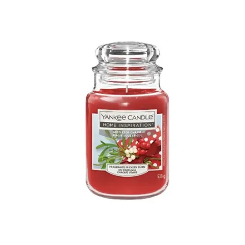 Large Mistletoe Charm Scented Candle