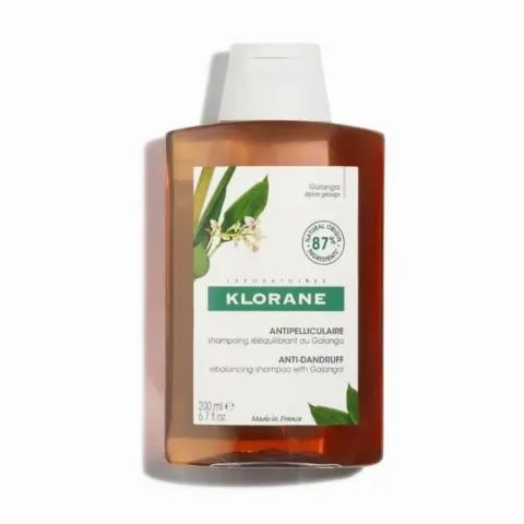 Klorane, Anti-Matreata Cu Galangal, Hair Treatment Shampoo, Anti-Dandruff, 200 ml