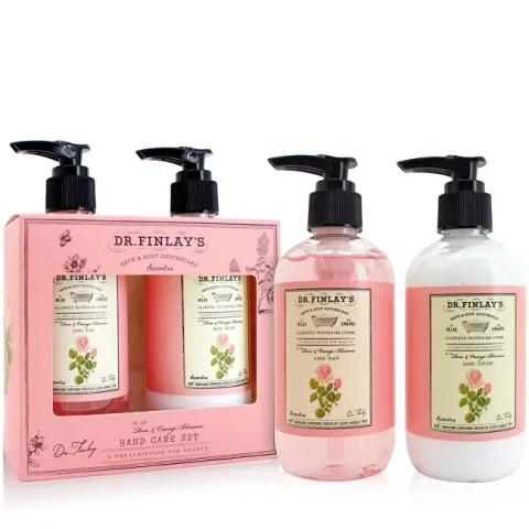 Dr. Finlay`s Rose &amp; Orange Blossom Hand Care Pump Gift Set
