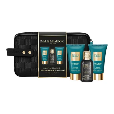 Black Pepper &amp; Ginseng Body Care Gift Set in a Bag 3 pcs