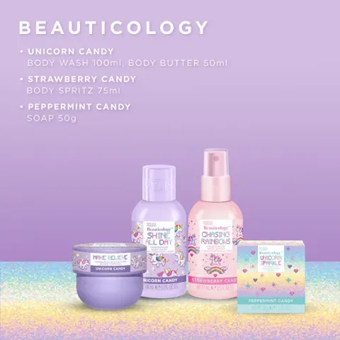Baylis &amp; Harding Body Care Gift Set in a Bag - Unicorn, 4pcs