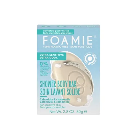 Solid shower care Ultra Sensitive (Shower Body Bar) 80 g