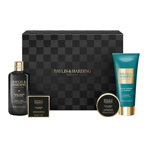 Black Pepper &amp; Ginseng Body Care Gift Set 4 pcs