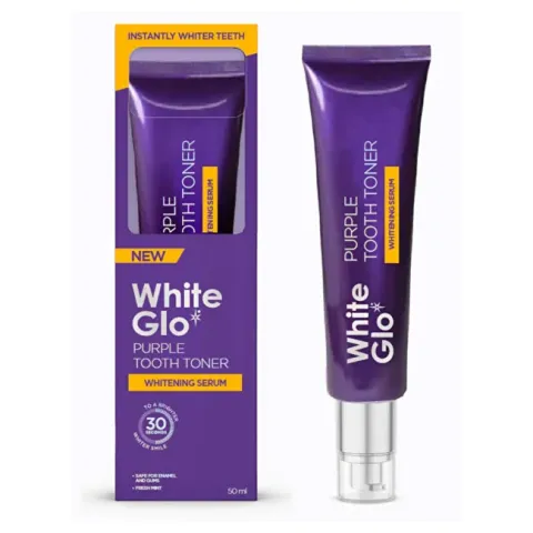 Purple tooth toner whitening serum