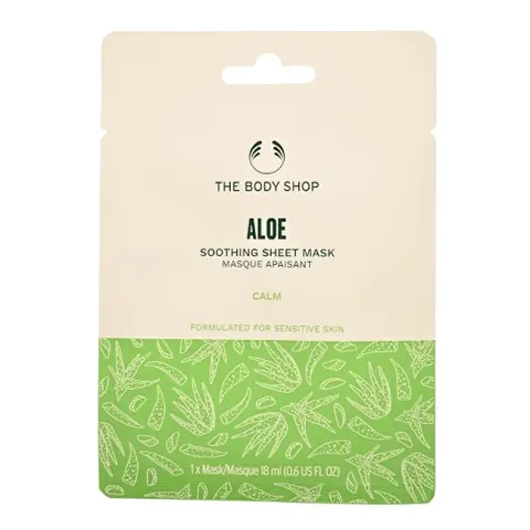 The body shop Soothing peeling face mask Aloe (Soothing Sheet Mask)