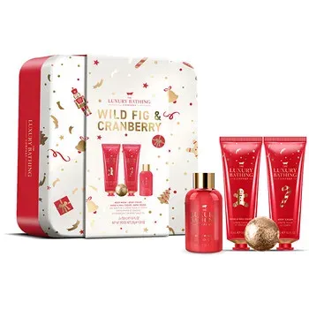 Fig &amp; Cranberry Bath Care Gift Set 4 pcs