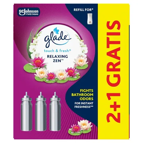 Touch &amp; Fresh Relaxing Zen 2+1 air freshener refill set