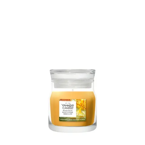 Signature scented candle glass small Starfruit &amp; Sunshine 110 g