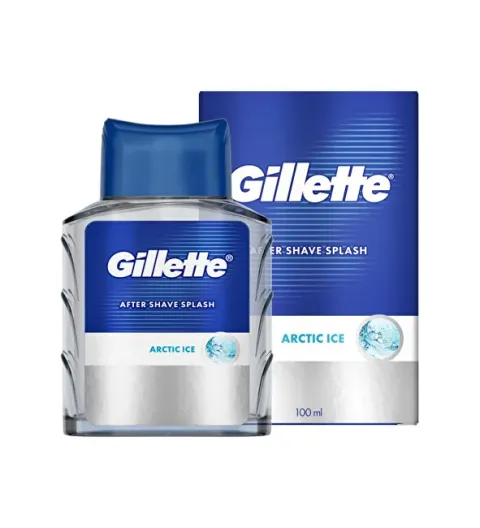 Arctic ice after shave splash