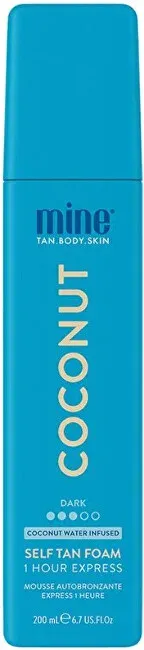 Coconut Water Self Tan Foam for Ultra Dark Tanning 200 ml