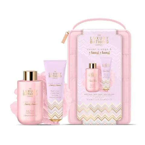 Body care gift set in a bag Orange &amp; Ylang Ylang 3 pcs