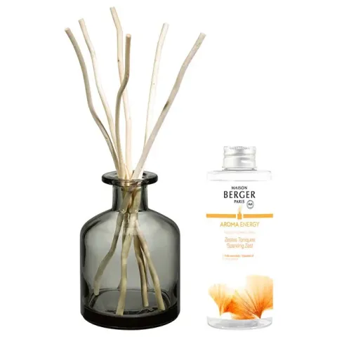 Gift set Aroma Energy diffuser gray + Sparkling Zest refill 180 ml