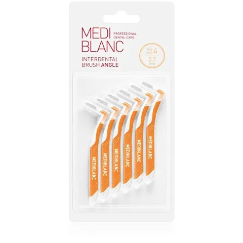 Interdental brush 0.7 mm yellow 6 pcs
